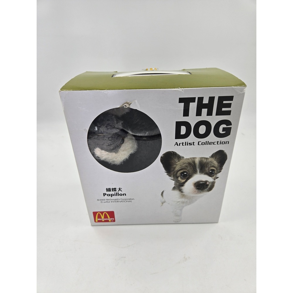 McDonald's Hong Kong Exclusive - The Dog Artist Collection Papillon Plush Pillow
